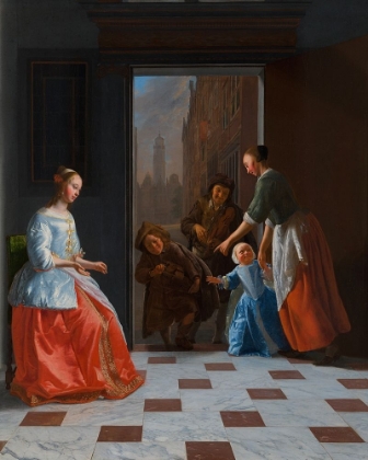 Picture of STREET MUSICIANS AT THE DOOR