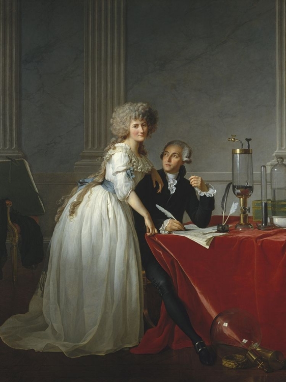 Picture of PORTRAIT OF MONSIEUR DE LAVOISIER AND HIS WIFE