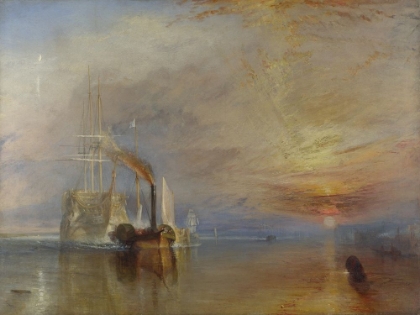 Picture of THE FIGHTING TEMERAIRE TUGGED TO HER LAST BERTH TO BE BROKEN UP