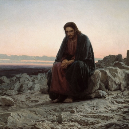 Picture of CHRIST IN THE DESERT