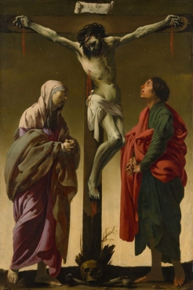 Picture of CRUCIFIXION WITH THE VIRGIN AND ST JOHN