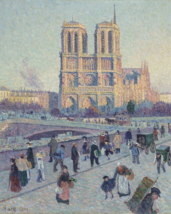 Picture of THE QUAI SAINT-MICHEL AND NOTRE-DAME