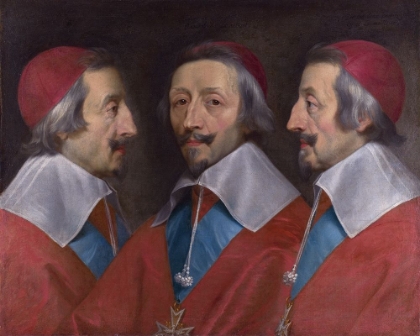 Picture of TRIPLE PORTRAIT OF CARDINAL DE RICHELIEU