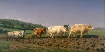 Picture of PLOUGHING IN THE NIVERNAIS
