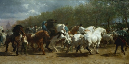 Picture of THE HORSE FAIR