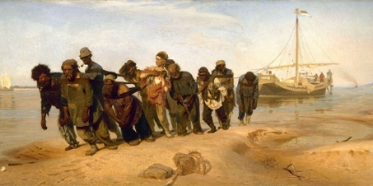 Picture of BARGE HAULERS ON THE VOLGA