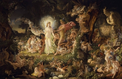 Picture of THE QUARREL OF OBERON AND TITANIA