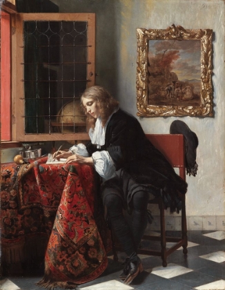 Picture of MAN WRITING A LETTER