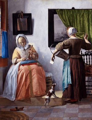 Picture of WOMAN READING A LETTER