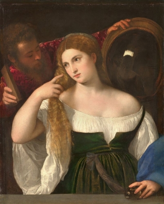 Picture of WOMAN WITH A MIRROR