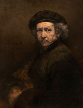 Picture of SELF-PORTRAIT WITH BERET AND TURNED-UP COLLAR