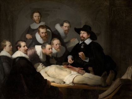 Picture of THE ANATOMY LESSON OF DR. NICOLAES TULP