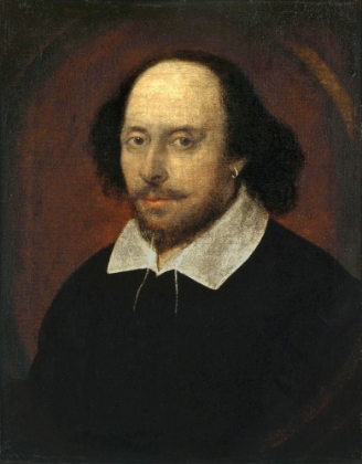 Picture of CHANDOS PORTRAIT OF SHAKESPEARE