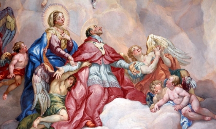 Picture of INTERCESSION OF CHARLES BORROMEO SUPPORTED BY THE VIRGIN MARY