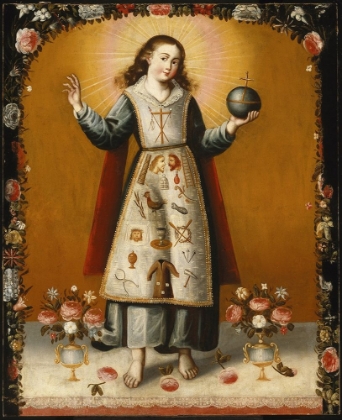 Picture of CHRIST CHILD WITH PASSION SYMBOLS