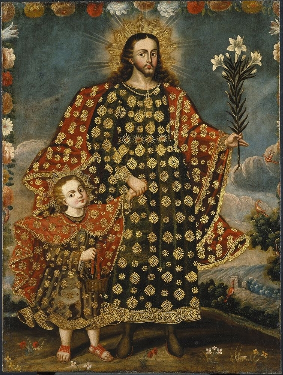 Picture of SAINT JOSEPH AND THE CHRIST CHILD