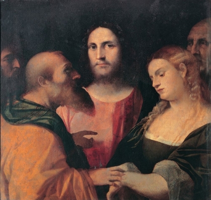 Picture of CHRIST AND THE ADULTERESS