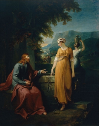 Picture of CHRIST AND THE WOMAN OF SAMARIA