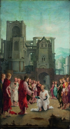 Picture of CHRIST HANDS THE KEYS OVER TO ST. PETER