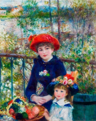 Picture of TWO SISTERS ON THE TERRACE 1881