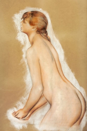 Picture of SPLASHING FIGURE STUDY FOR THE LARGE BATHERS 1884–1885