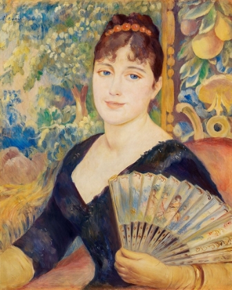 Picture of WOMAN WITH FAN 1886 