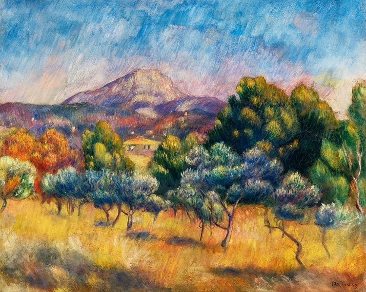 Picture of SAINTE VICTOIRE MOUNTAIN LANDSCAPE 1889