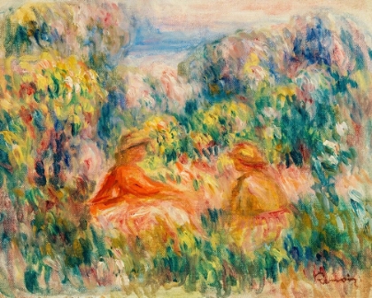 Picture of TWO WOMEN IN A LANDSCAPE 1918