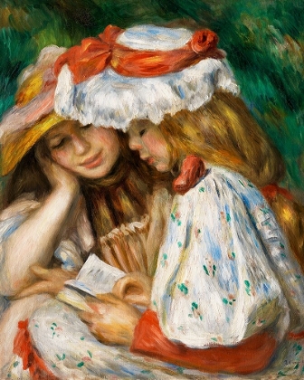 Picture of TWO GIRLS READING 1891