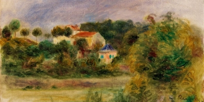 Picture of HOUSES IN A PARK 1911