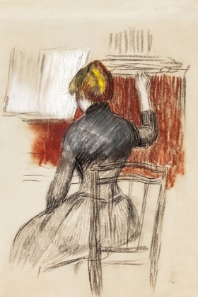 Picture of WOMAN AT A PIANO