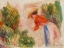 Picture of WOMAN GATHERING FLOWERS 1910