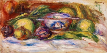 Picture of BOWL, FIGS, AND APPLES 1916