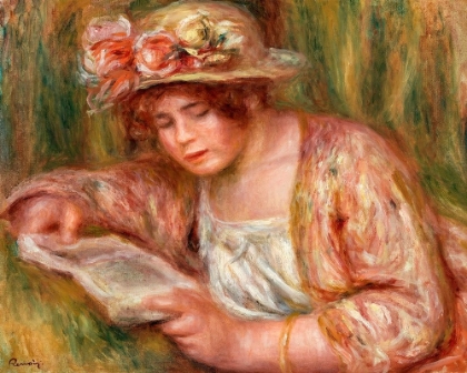 Picture of ANDREE IN A HAT, READING 1918