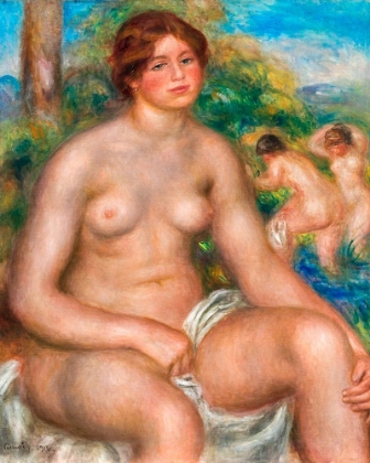 Picture of SEATED BATHER 1914