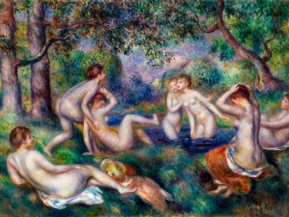Picture of BATHERS IN THE FOREST 1897