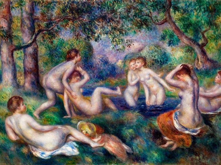 Picture of BATHERS IN THE FOREST 1897