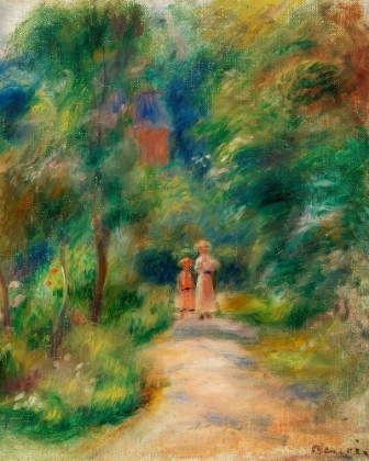 Picture of TWO FIGURES ON A PATH 1906