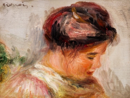 Picture of HEAD OF YOUNG GIRL 1908