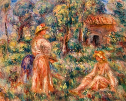Picture of GIRLS IN A LANDSCAPE 1918