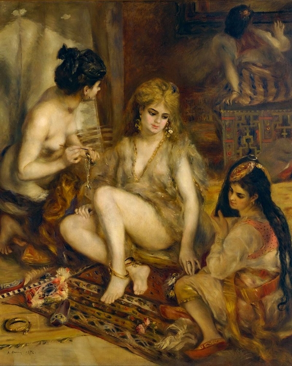 Picture of PARISIENNES IN ALGERIAN COSTUME OR HAREM