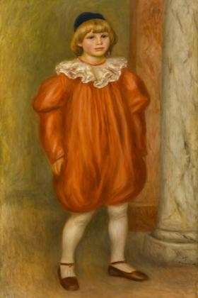 Picture of CLAUDE RENOIR IN CLOWN COSTUME