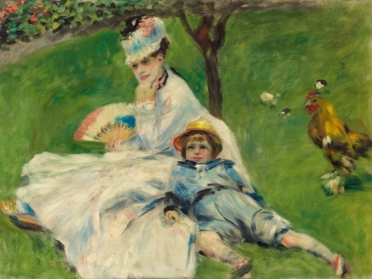 Picture of MADAME MONET AND HER SON
