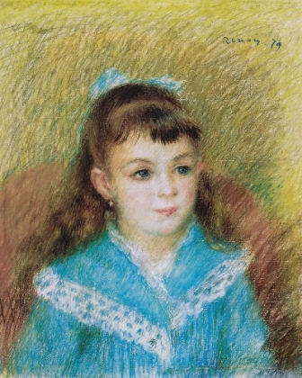 Picture of PORTRAIT OF A YOUNG GIRL, ELISABETH MAITRE 1879