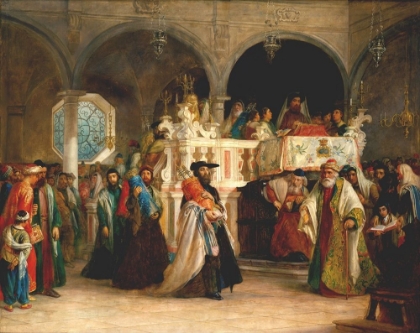 Picture of THE FEAST OF THE REJOICING OF THE LAW AT THE SYNAGOGUE
