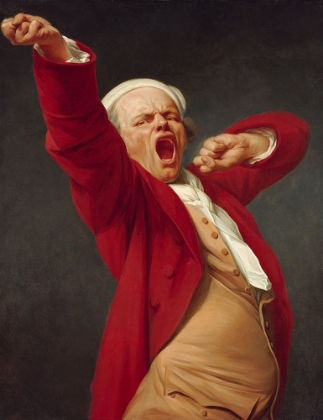 Picture of SELF-PORTRAIT, YAWNING