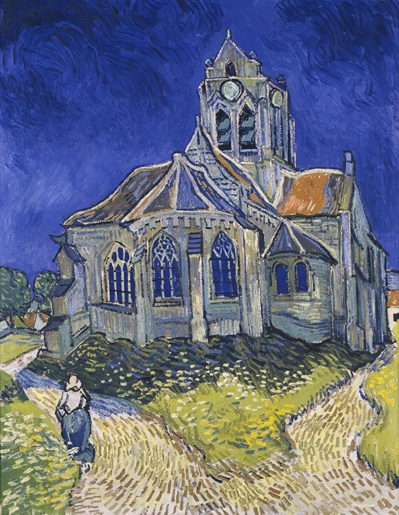 Picture of THE CHURCH IN AUVERS-SUR-OISE, VIEW FROM THE CHEVET