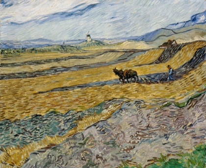 Picture of ENCLOSED FIELD WITH PLOUGHMAN
