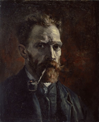 Picture of SELF-PORTRAIT WITH PIPE