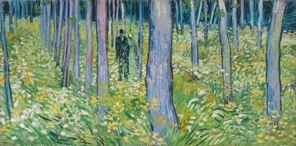 Picture of UNDERGROWTH WITH TWO FIGURES